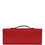 Hermes Kelly Cut Rouge Casaque Swift Gold Hardware 70408 product photo 3