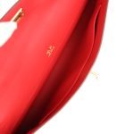 Hermes Kelly Cut Rouge Casaque Swift Gold Hardware 70408 product photo 7