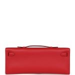 Hermes Kelly Cut Rouge Casaque Swift Palladium Hardware 70379 product photo 4