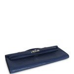 Hermes Kelly Cut Bleu De Malte Matte Porosus Crocodile Palladium Hardware 71196 product photo 6