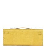 Hermes Kelly Cut Mimosa Matte Alligator Palladium Hardware 69806 product photo 4