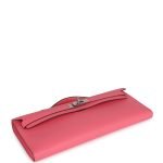 Hermes Kelly Cut Rose Azalee Swift Palladium Hardware 70139 product photo 6