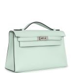 Hermes Kelly Pochette Vert Peppermint Swift Palladium Hardware 129929 product photo 2