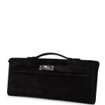 Hermes Kelly Cut Black Doblis Palladium Hardware 99125 product photo 3
