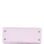 Hermes Kelly Sellier 25 Mauve Pale Epsom Palladium Hardware 69897 product photo 6
