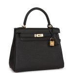 Hermes Kelly Retourne 25 Black Togo Gold Hardware 72838 product photo 2