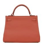 Hermes Kelly Retourne 32 Blush Verso Evercolor Palladium Hardware 72197 product photo 5