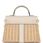 Hermes Picnic Kelly 35 Nata Swift Palladium Hardware 69716 product photo 5