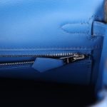 Hermes Kelly Retourne 25 Bleu France Swift Palladium Hardware 70942 product photo 9