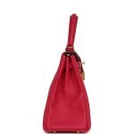 Hermes Kelly Retourne 25 Framboise Togo Gold Hardware 70217 product photo 4