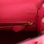 Hermes Kelly Retourne 25 Framboise Togo Gold Hardware 70217 product photo 7