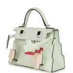 Hermes “quelle Idolle” Picto Kelly Doll Vert Fizz Epsom Palladium Hardware 71276 product photo 3