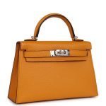 Hermes Kelly Sellier 20 Moutarde Chevre Palladium Hardware 69808 product photo 2