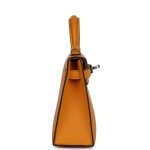 Hermes Kelly Sellier 20 Moutarde Chevre Palladium Hardware 69808 product photo 4