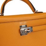 Hermes Kelly Sellier 20 Moutarde Chevre Palladium Hardware 69808 product photo 7