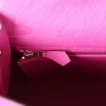 Hermes Kelly Sellier 25 Rose Pourpre Ostrich Palladium Hardware 70256 product photo 8