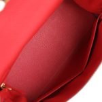 Hermes Kelly Retourne 28 Vermillion Clemence Gold Hardware 70378 product photo 8