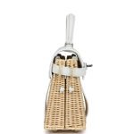 Hermes Mini Picnic Kelly 20 White Swift Palladium Hardware 81839 product photo 4