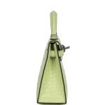 Hermes Kelly Sellier 20 Jaune Bourgeon Matte Alligator Palladium Hardware 71278 product photo 4