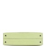Hermes Kelly Sellier 20 Jaune Bourgeon Matte Alligator Palladium Hardware 71278 product photo 6