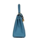 Hermes Kelly Retourne 25 Blue Jean Togo Gold Hardware 70867 product photo 4