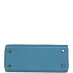 Hermes Kelly Retourne 25 Blue Jean Togo Gold Hardware 70867 product photo 6
