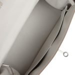 Hermes Kelly Retourne 28 Gris Pale Togo Palladium Hardware 72237 product photo 8