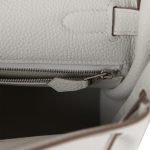 Hermes Kelly Retourne 28 Gris Pale Togo Palladium Hardware 72237 product photo 9