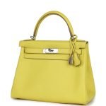 Hermes Kelly Retourne 28 Lime Evercolor Palladium Hardware 69805 product photo 3