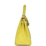 Hermes Kelly Retourne 28 Lime Evercolor Palladium Hardware 69805 product photo 4