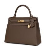 Hermes Kelly Sellier 28 Etoupe Epsom Gold Hardware 72449 product photo 3