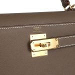 Hermes Kelly Sellier 28 Etoupe Epsom Gold Hardware 72449 product photo 7