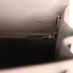 Hermes Kelly Sellier 28 Etain Epsom Gold Hardware 72532 product photo 9