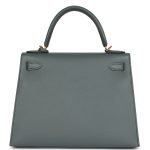 Hermes Kelly Sellier 28 Vert Amande Epsom Gold Hardware 71566 product photo 5