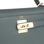 Hermes Kelly Sellier 28 Vert Amande Epsom Gold Hardware 71566 product photo 7