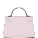Hermes Kelly Sellier 20 Mauve Pale Epsom Palladium Hardware 69895 product photo 5