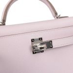Hermes Kelly Sellier 20 Mauve Pale Epsom Palladium Hardware 69895 product photo 7