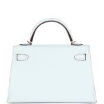 Hermes Kelly Sellier 20 Bleu Brume Chevre Gold Hardware 70679 product photo 5