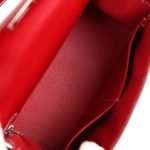 Hermes Kelly Sellier 28 Rouge Piment Box Palladium Hardware 70377 product photo 8