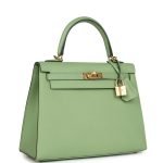 Hermes Kelly Sellier 25 Vert Criquet Epsom Gold Hardware 71316 product photo 2