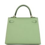 Hermes Kelly Sellier 25 Vert Criquet Epsom Gold Hardware 71316 product photo 5
