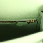 Hermes Kelly Sellier 25 Vert Criquet Epsom Gold Hardware 71316 product photo 9