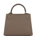 Hermes Kelly Sellier 25 Etoupe Epsom Gold Hardware 72411 product photo 5