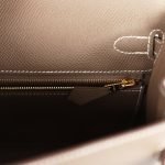 Hermes Kelly Sellier 25 Etoupe Epsom Gold Hardware 72411 product photo 9