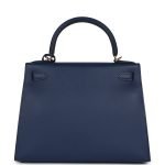 Hermes Kelly Sellier 28 Bleu Navy Epsom Gold Hardware 71238 product photo 5