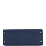 Hermes Kelly Sellier 28 Bleu Navy Epsom Gold Hardware 71238 product photo 6