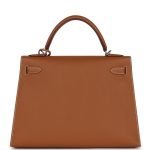 Hermes Kelly Sellier 32 Gold Epsom Palladium Hardware 72967 product photo 5