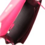 Hermes Kelly Sellier 25 Framboise Verso Epsom Palladium Hardware 128804 product photo 7