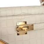 Hermes Kelly Retourne 28 Beton Matte Alligator Gold Hardware 128677 product photo 6