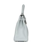 Hermes Kelly Retourne 32 Bleu Pale Clemence Palladium Hardware 128933 product photo 3